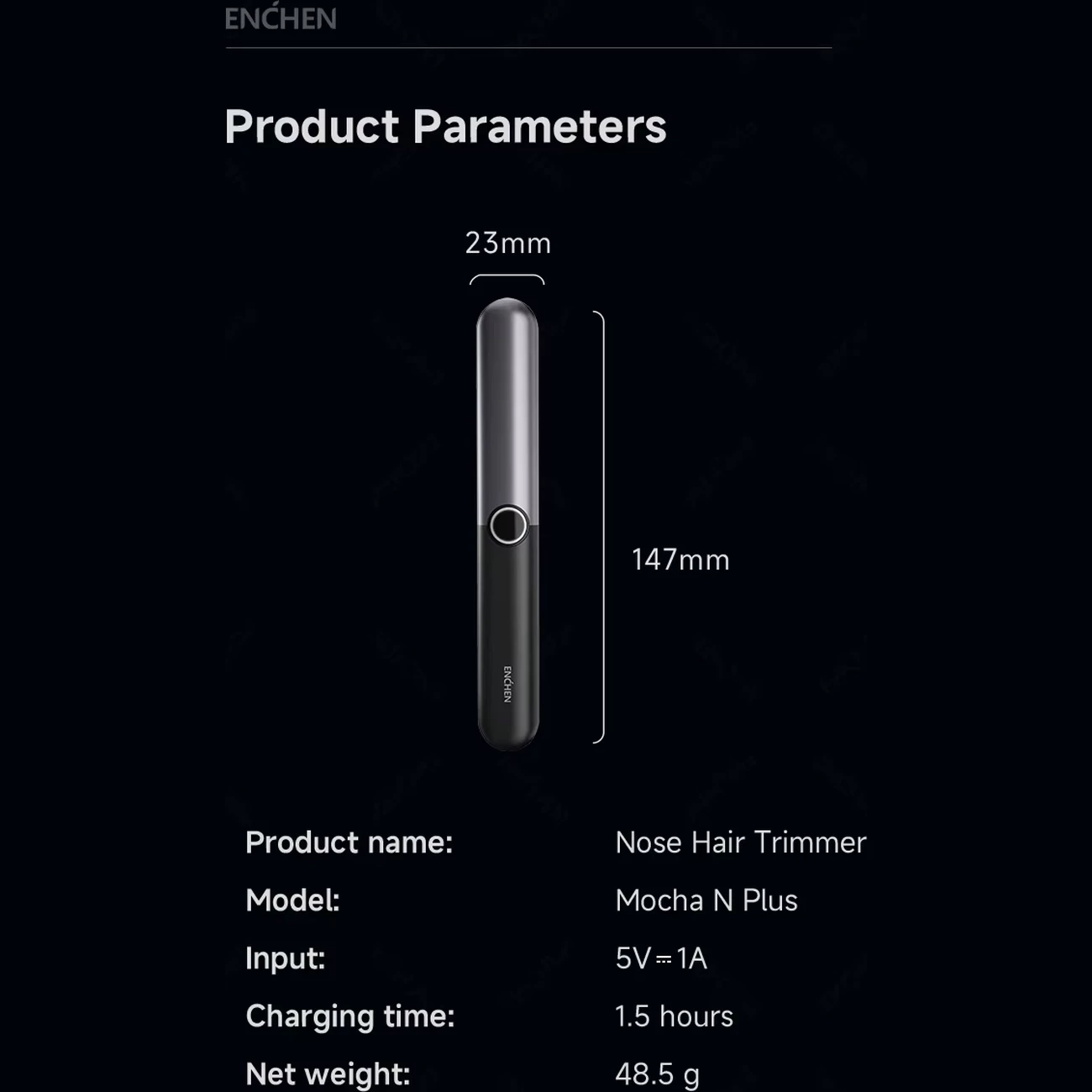 پر فروش ترین اصلاح کننده موی بینی، گوش و ابرو شارژی انچن شیائومی