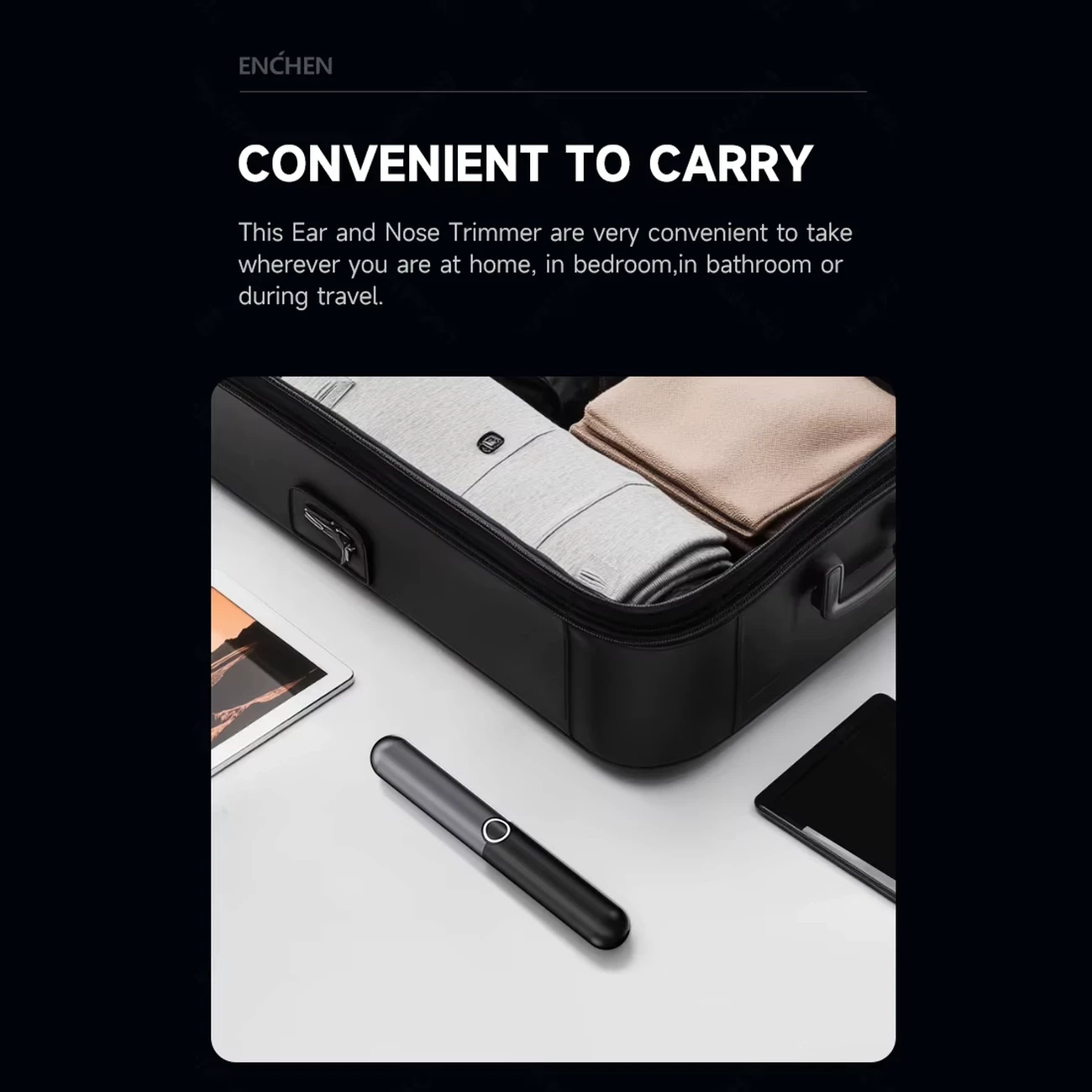 دستگاه اصلاح بینی، گوش و ابرو شارژی انچن شیائومی