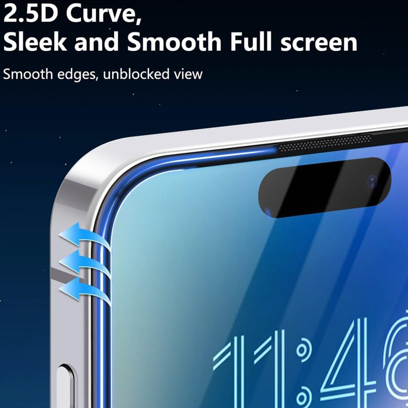 خرید محافظ صفحه نمایش حریم خصوصی آیفون 14 پرو مکس، آیفون 15 پلاس، آیفون 16 پلاس جویروم