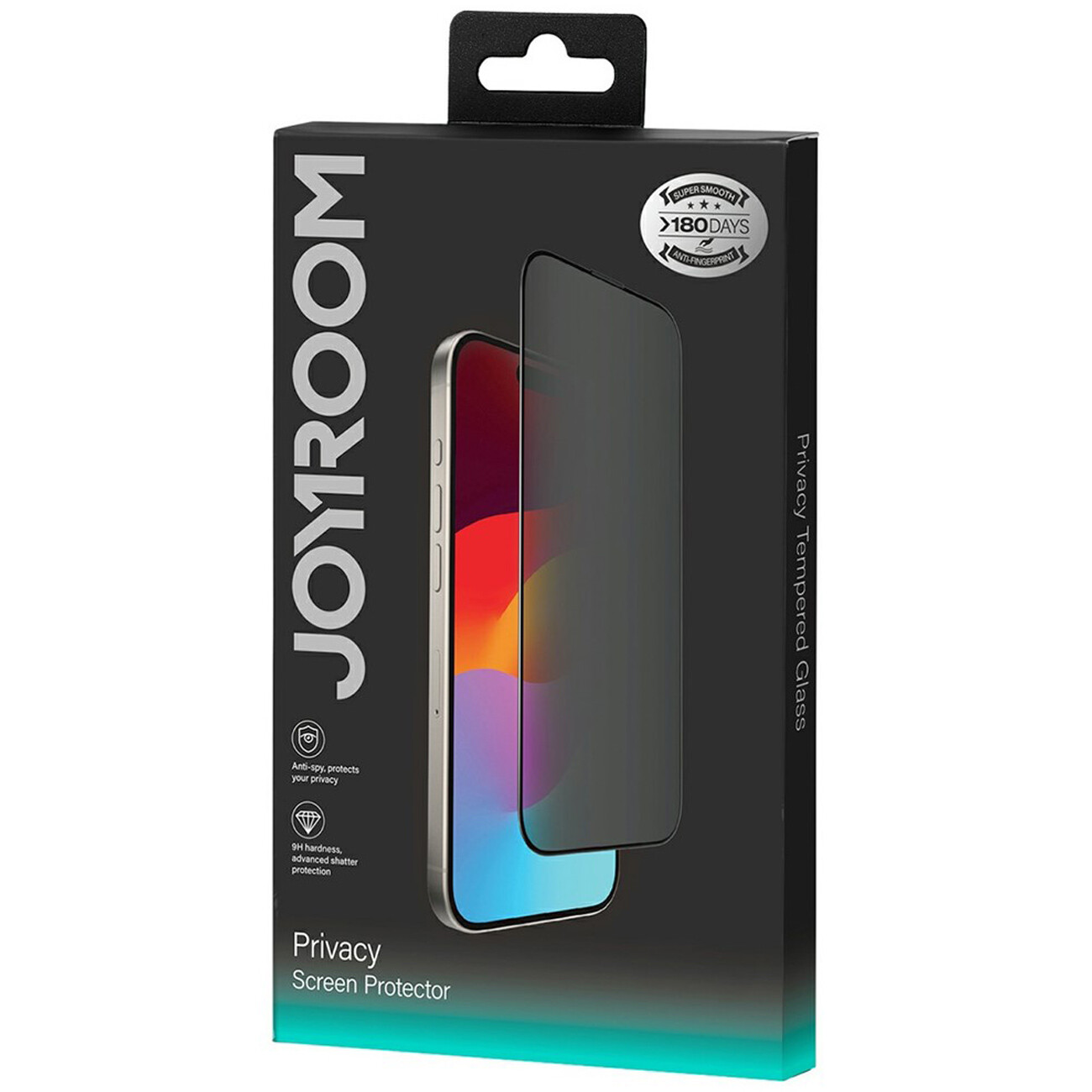 مشخصات محافظ صفحه نمایش حریم خصوصی آیفون 14 پرو مکس، آیفون 15 پلاس، آیفون 16 پلاس جویروم