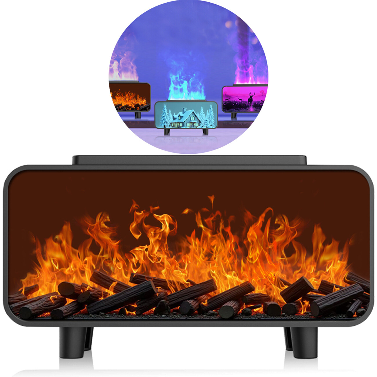 دستگاه بخور سرد، رطوبت‌ساز و خوشبوکننده هوا LA-0659 طرح آتشین