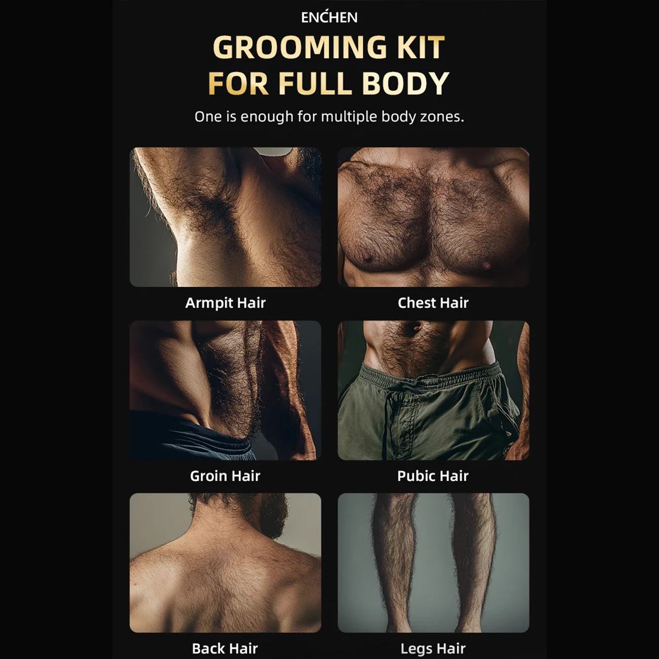 ماشین اصلاح موی صورت و بدن شارژی انچن شیائومی