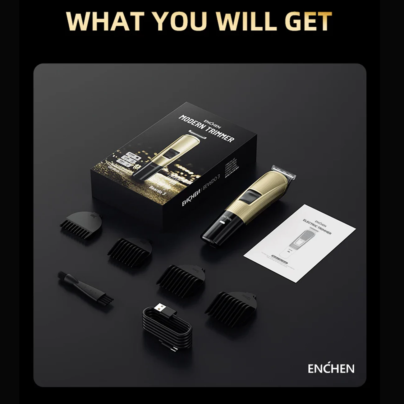 ماشین اصلاح موی صورت و بدن شارژی انچن شیائومی