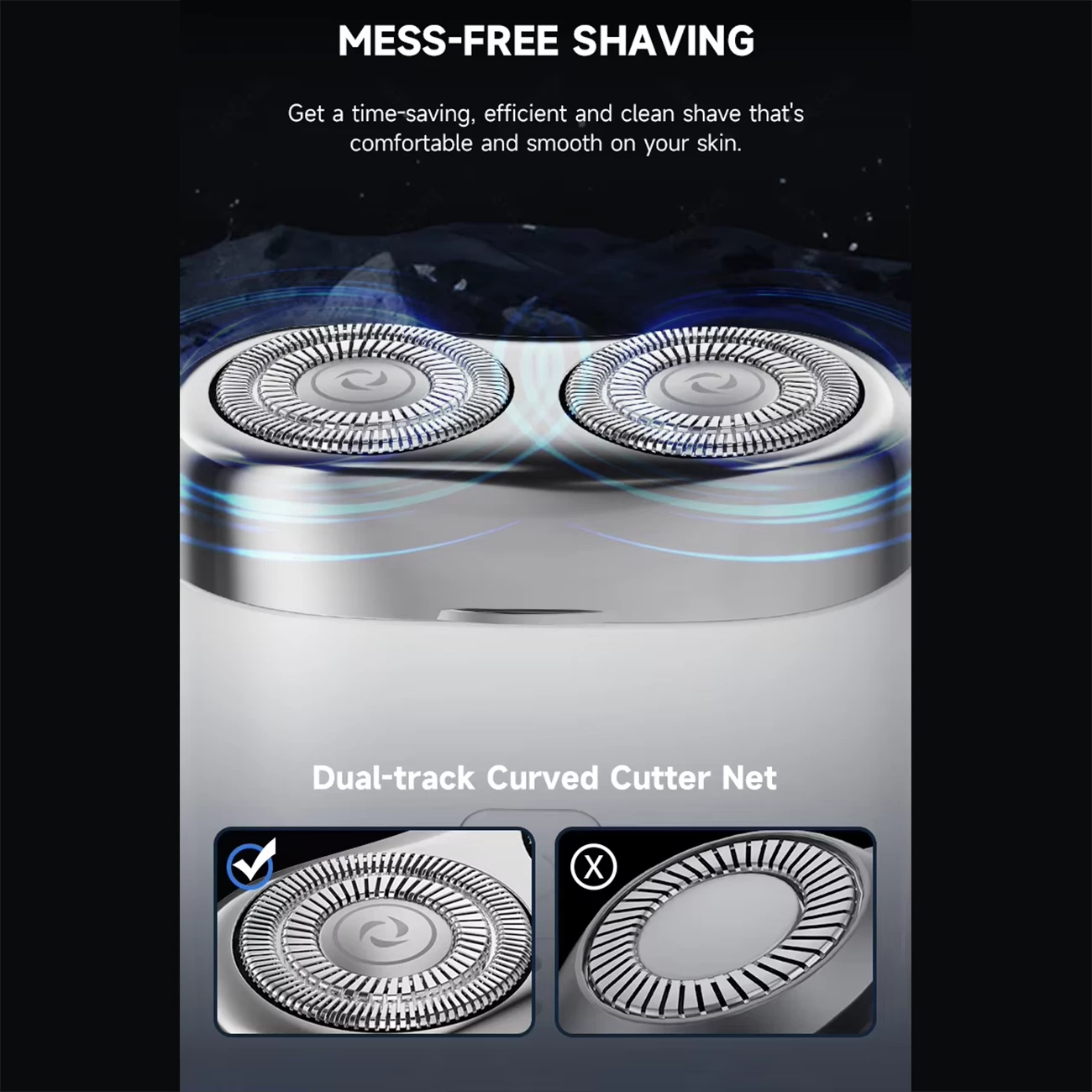 بهترین مینی ریش‌تراش شارژی مسافرتی ضدآب انچن شیائومی