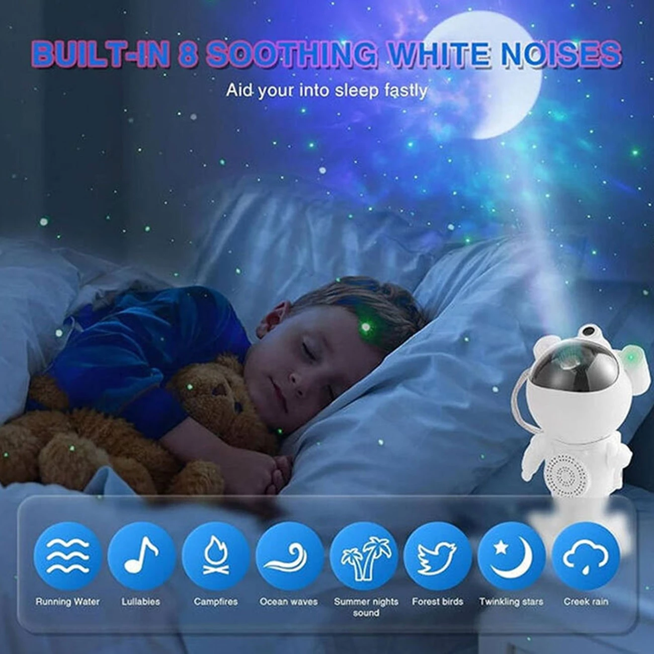 چراغ خواب کهکشانی فضانورد اسپیکردار