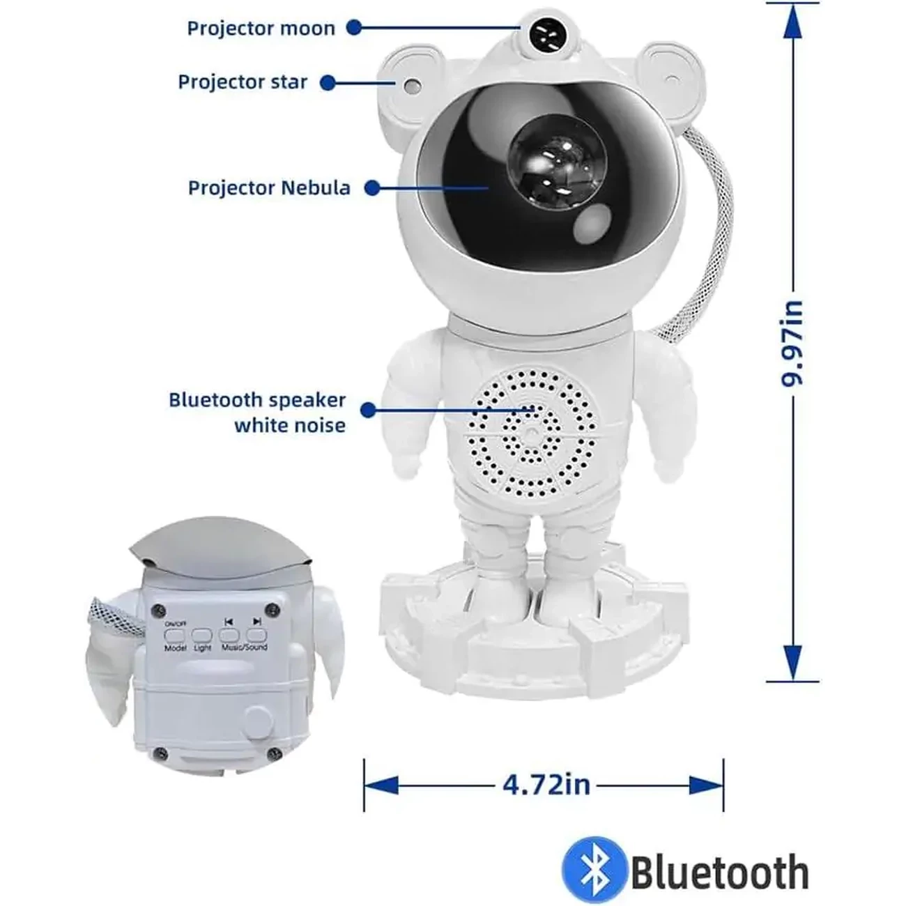 چراغ خواب کهکشانی فضانورد اسپیکردار