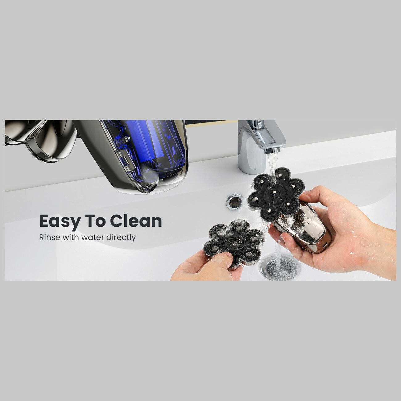 ماشین اصلاح سر شارژی ضدآب دوکو