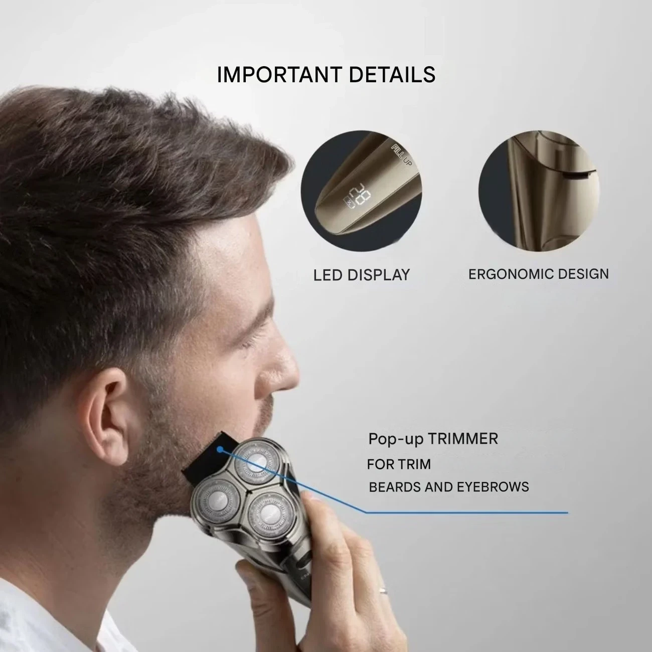 ماشین ریش تراش شارژی ضدآب انچن شیائومی Xiaomi ENCHEN STEEL 3S