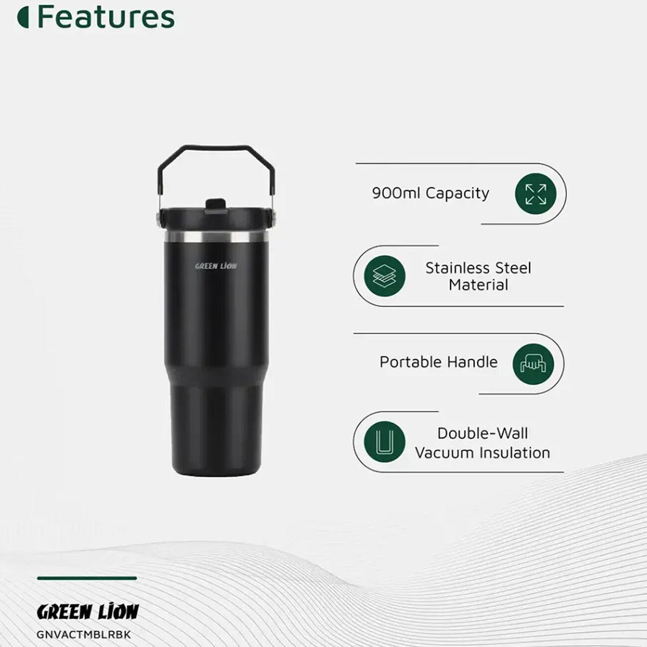 بهترین ماگ مسافرتی 900 میلی‌لیتری گرین لاین