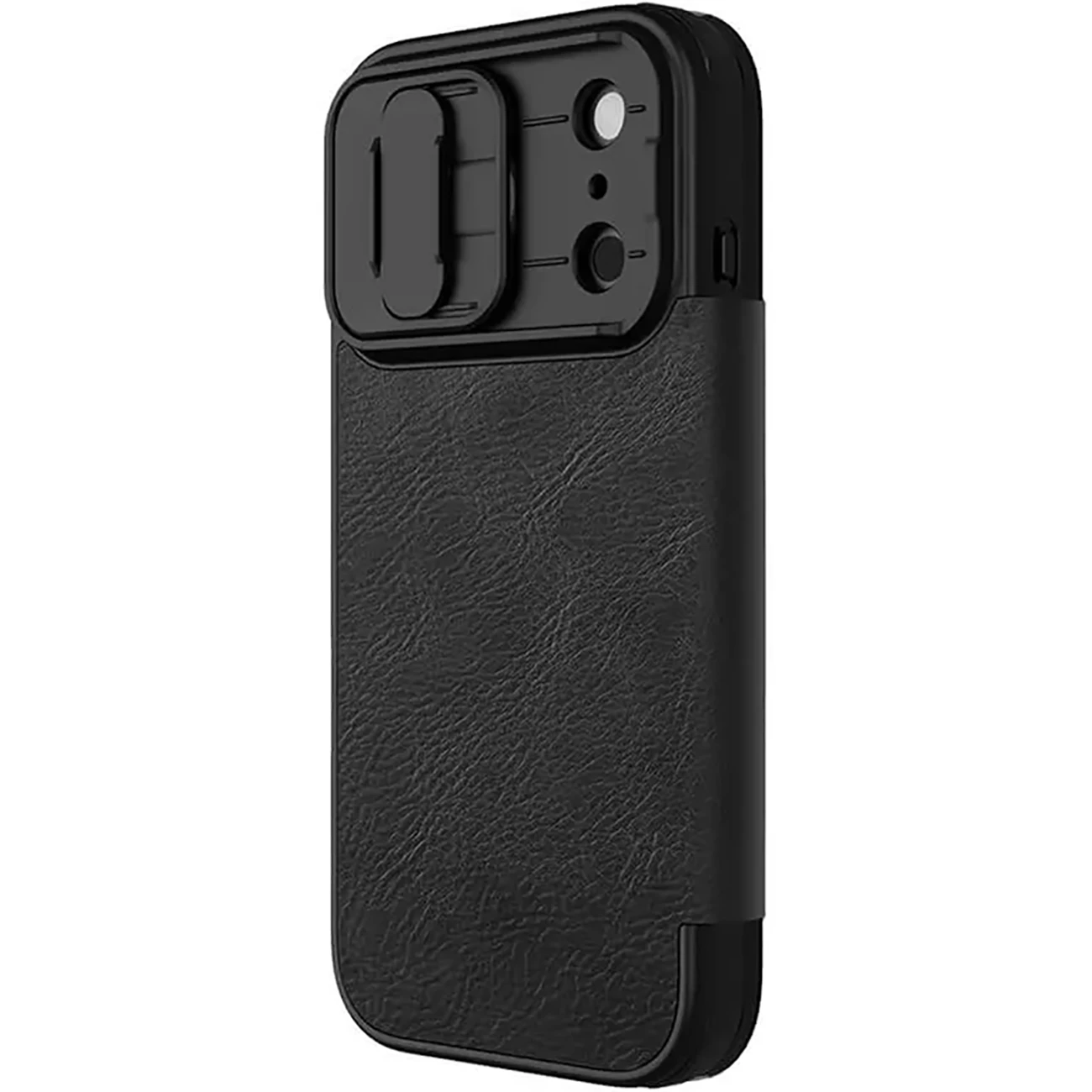 قیمت قاب چرمی کلاسوری آیفون 17 پرو نیلکین