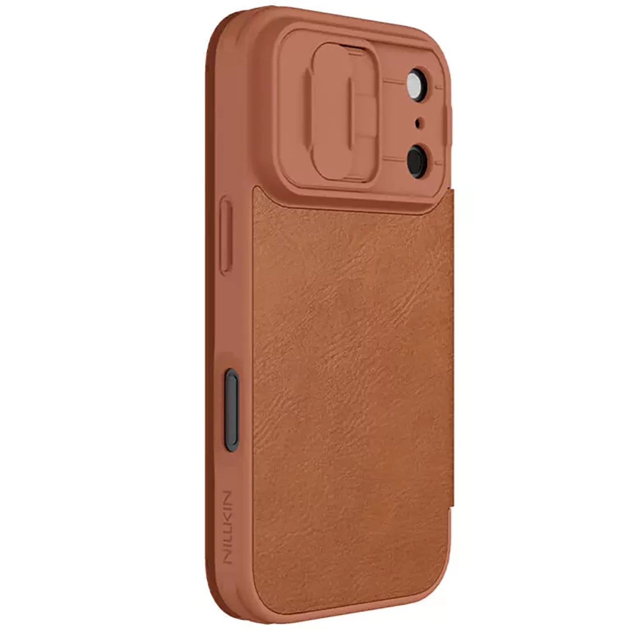 بهترین قاب چرمی کلاسوری آیفون 17 پرو نیلکین