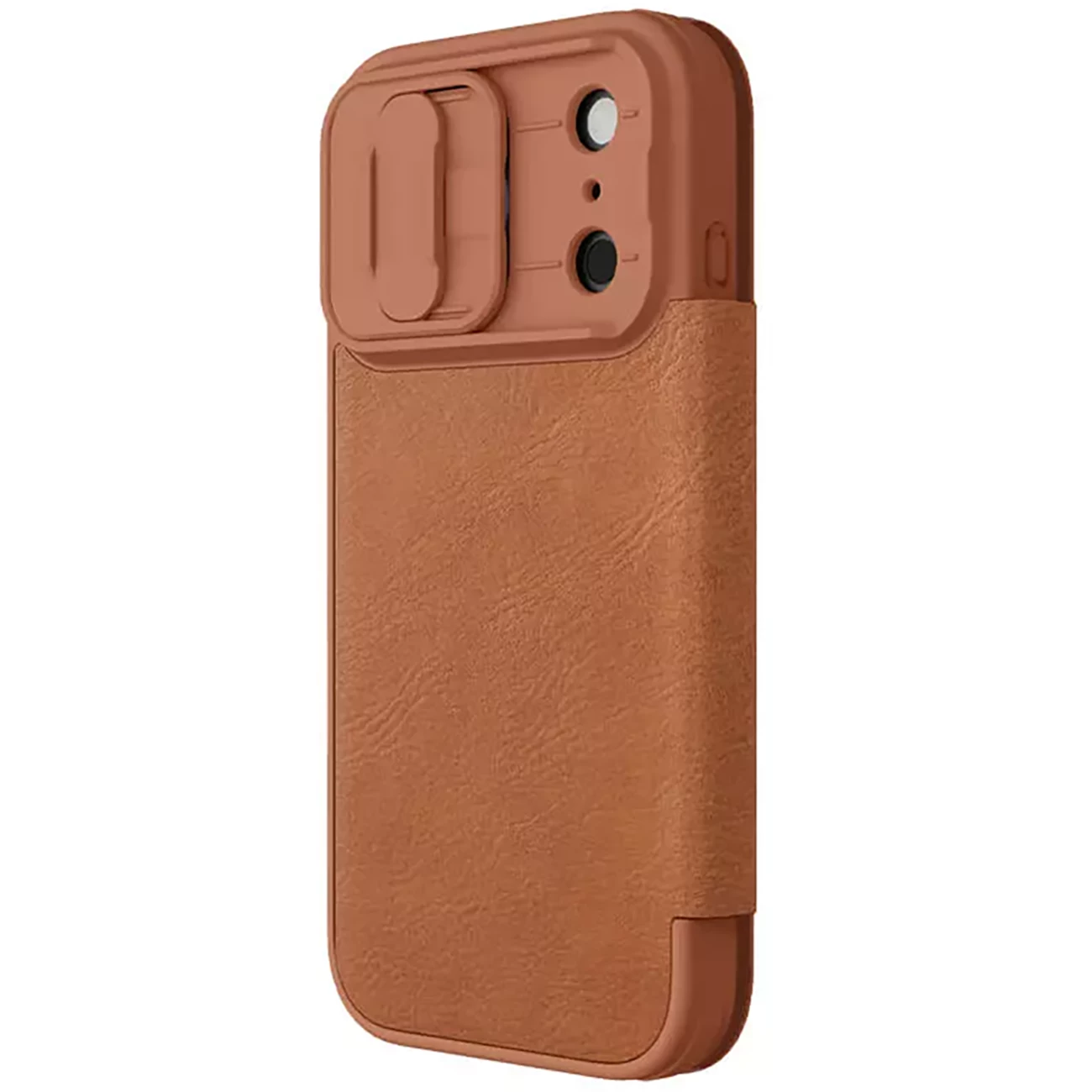 فروش قاب چرمی کلاسوری آیفون 17 پرو نیلکین