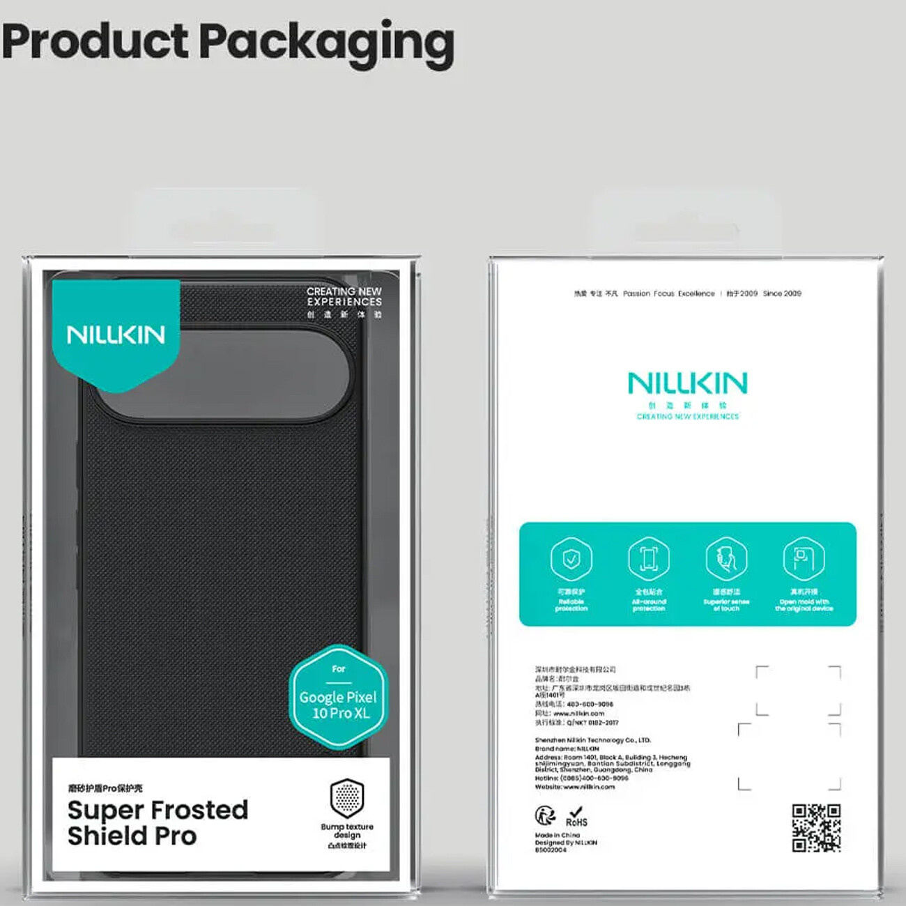 مشخصات قاب پشت گوشی گوگل پیکسل 10 پرو ایکس‌ال نیلکین