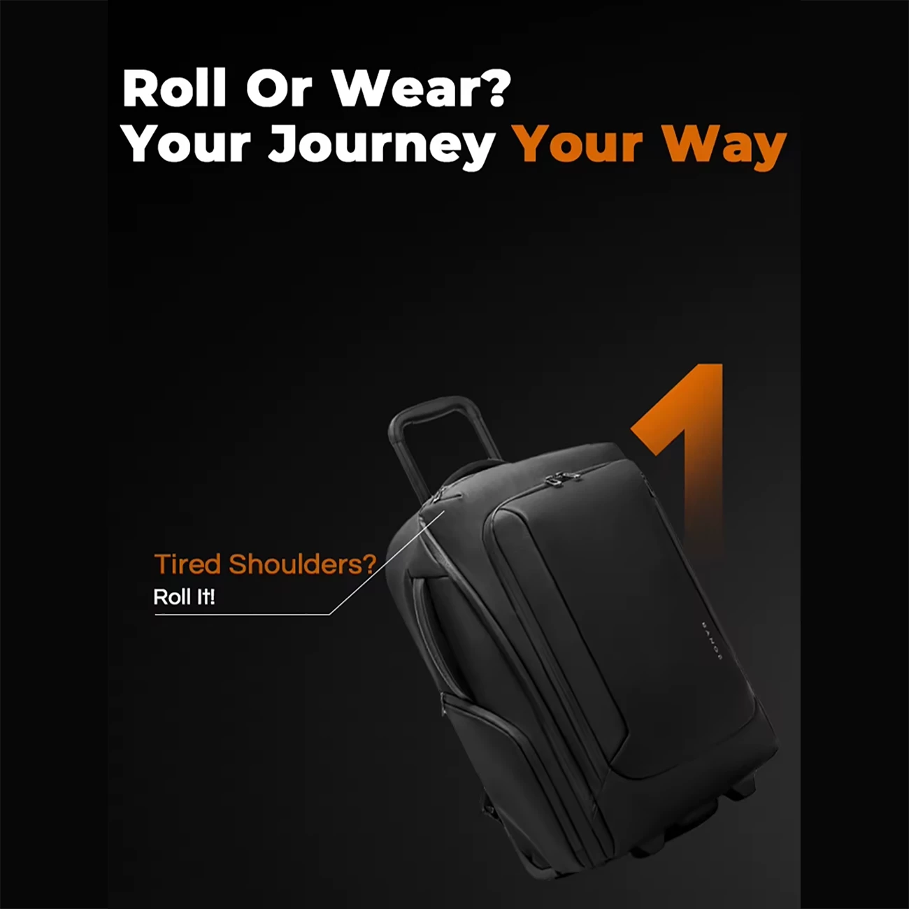 کوله پشتی چرخ دار 50 لیتری بنج