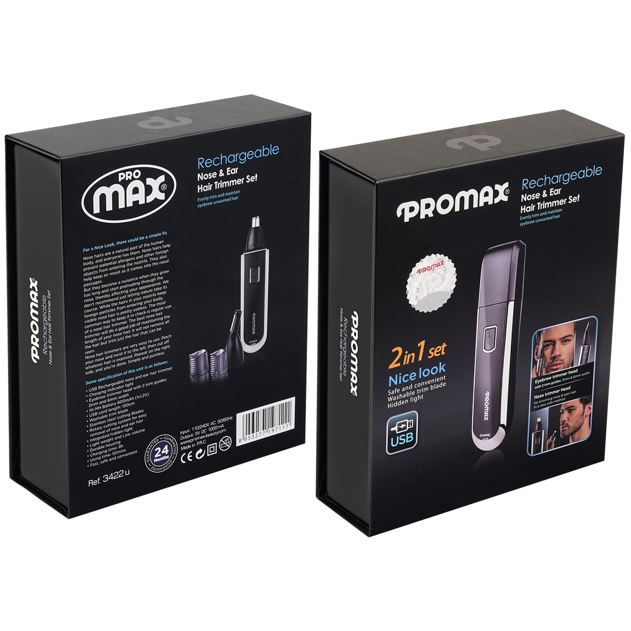 قیمت ست موزن موی بینی و گوش پرومکس