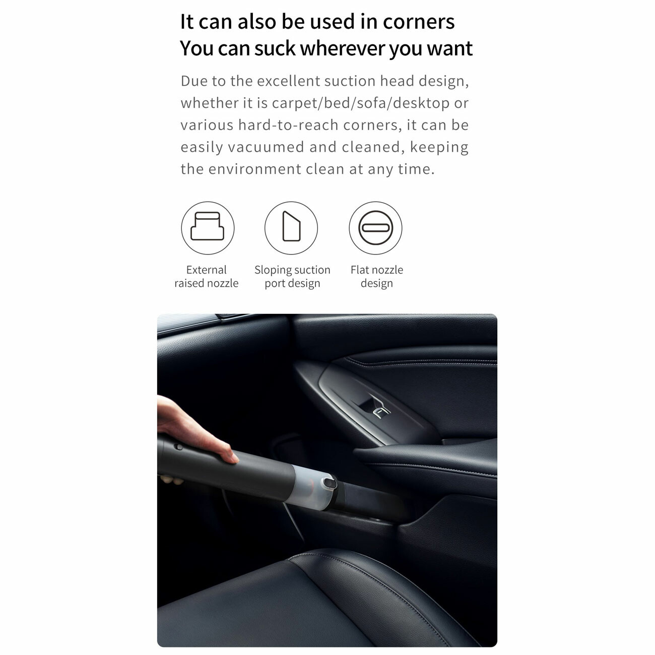 جارو شارژی و پمپ باد قابل حمل