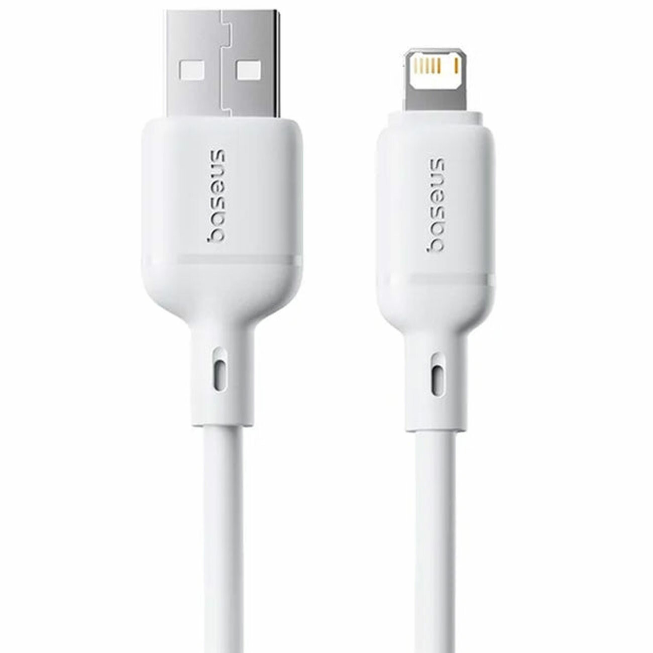 کابل فست شارژ USB به لایتنینگ 2.4 آمپردو متری بیسوس P10377702113-00