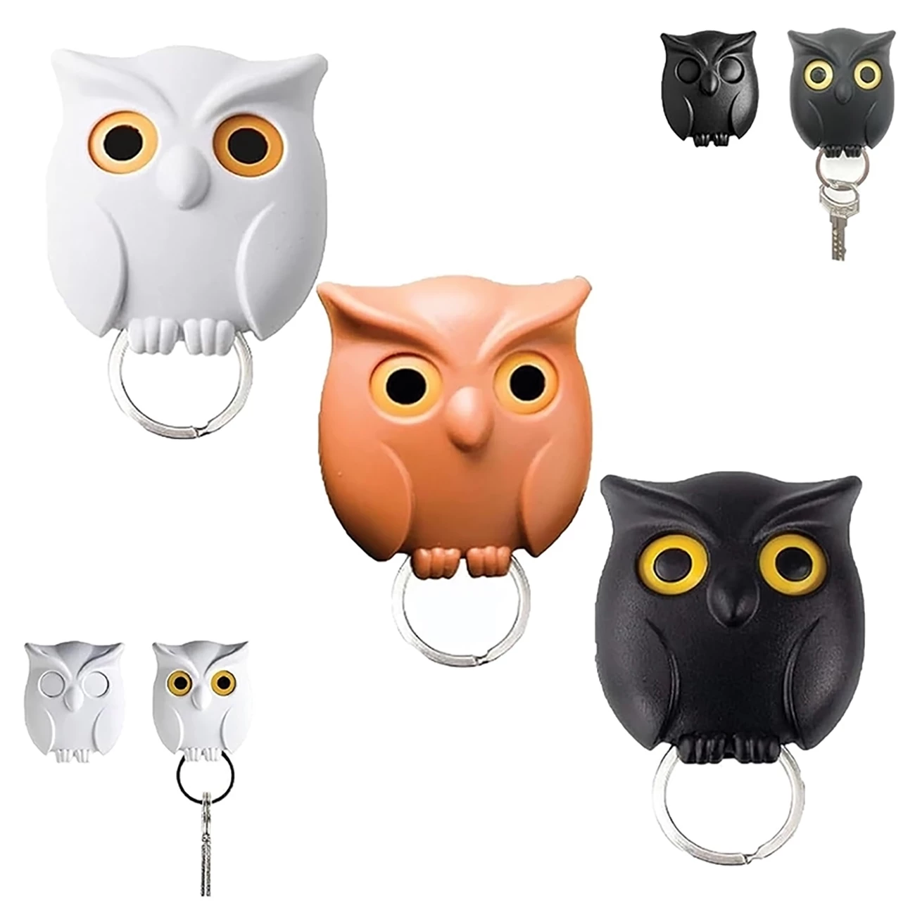 جاکلیدی فانتزی دیواری طرح جغد