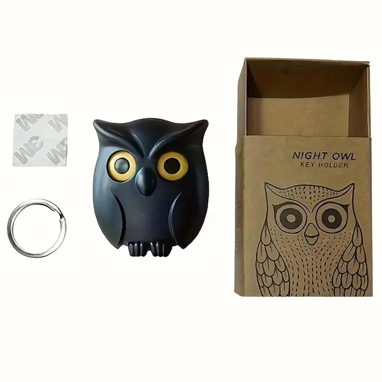 کیفیت جاکلیدی فانتزی دیواری طرح جغد