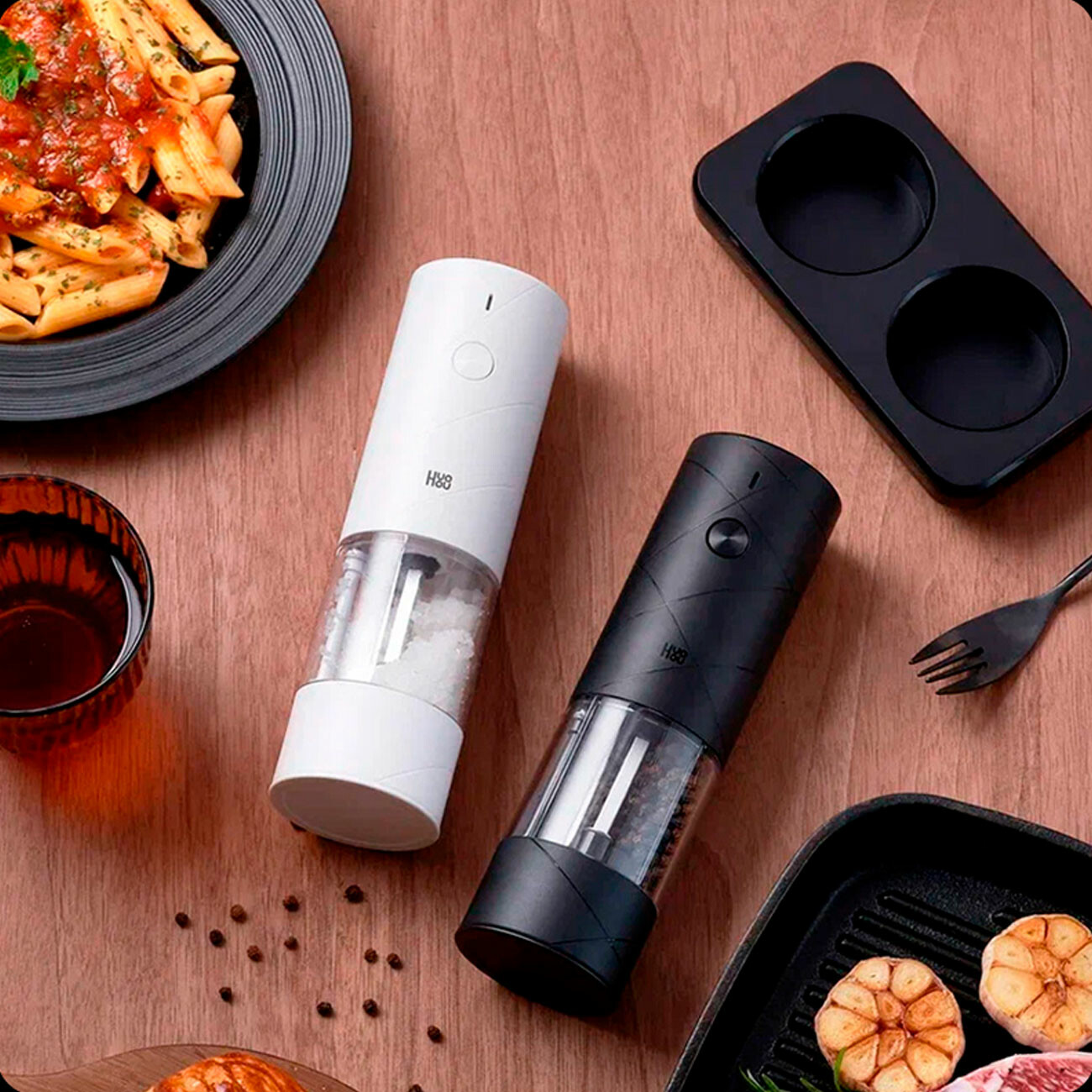 آسیاب نمک، فلفل و انواع ادویه شارژی هوهو شیائومی