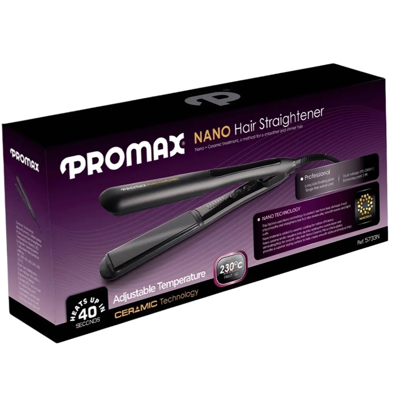 بهترین اتو مو نانو سرامیک پرومکس