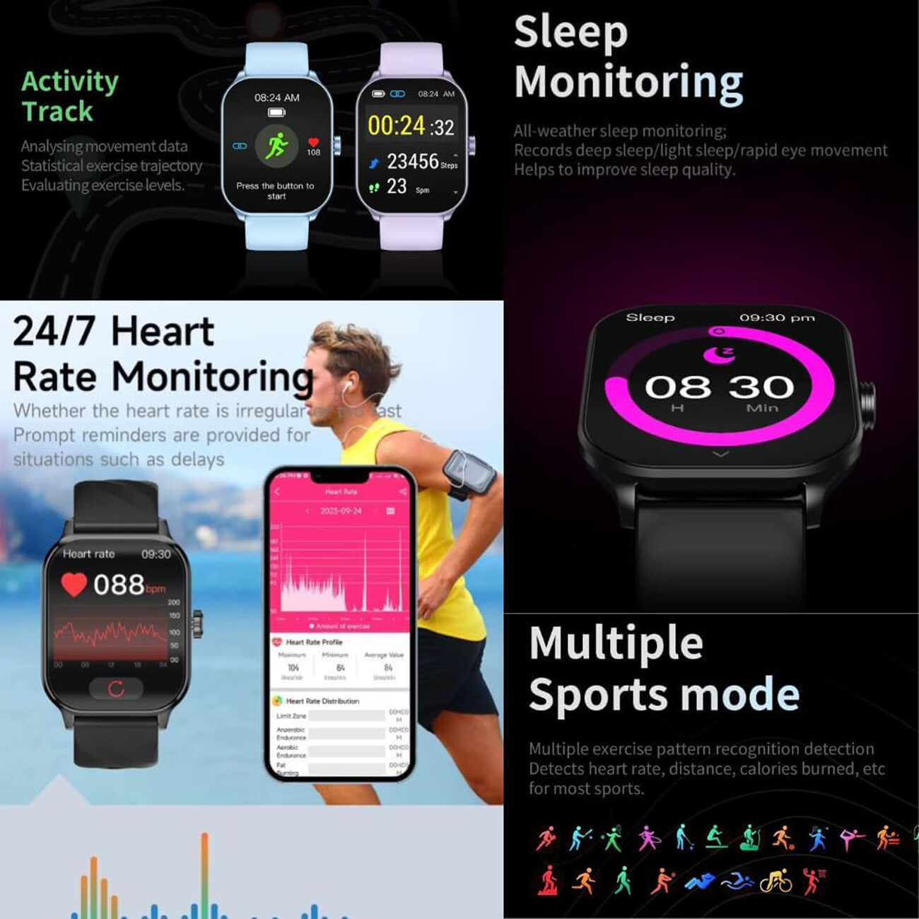 فروش اسمارت واچ ضدآب  تی سی اچ