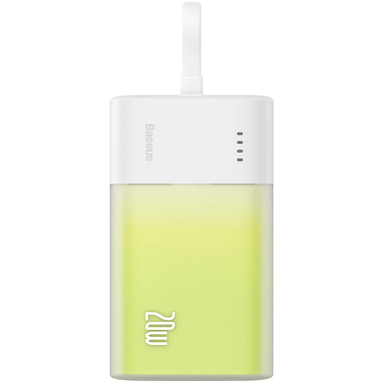 قیمت پاوربانک 5200 میلی‌آمپر ساعت تایپ سی با کابل لایتنینگ بیسوس