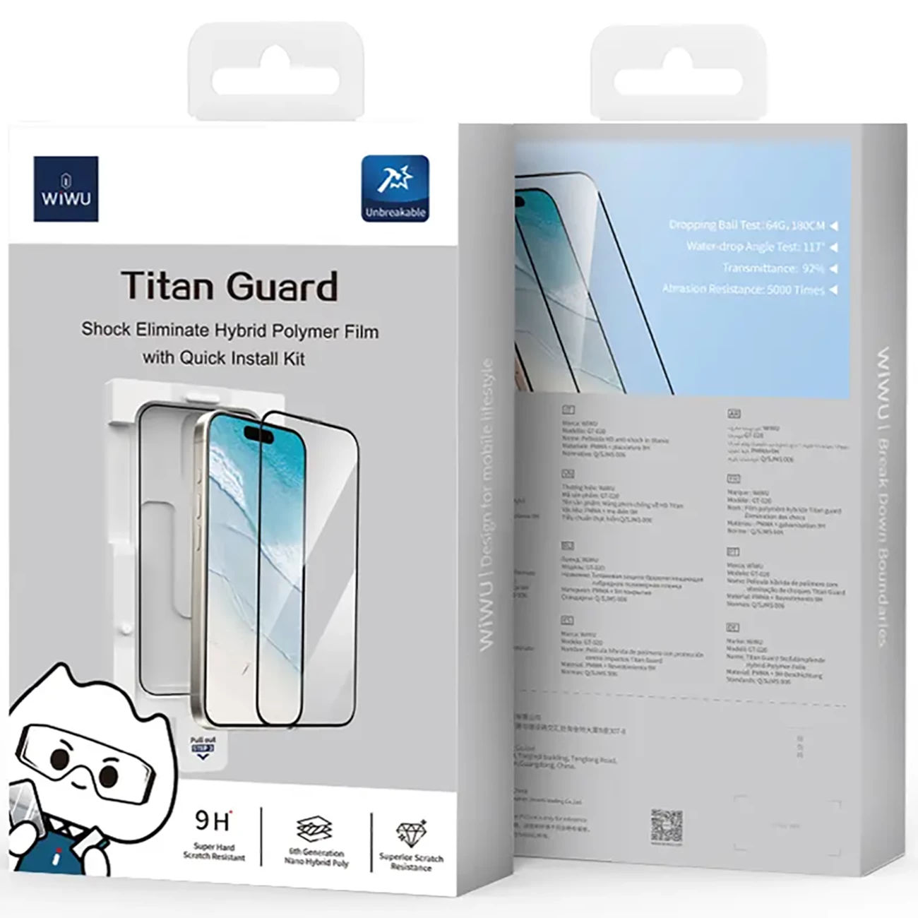 قیمت گلس شفاف گوشی آیفون 17 پرومکس ویوو همراه با کیت نصب