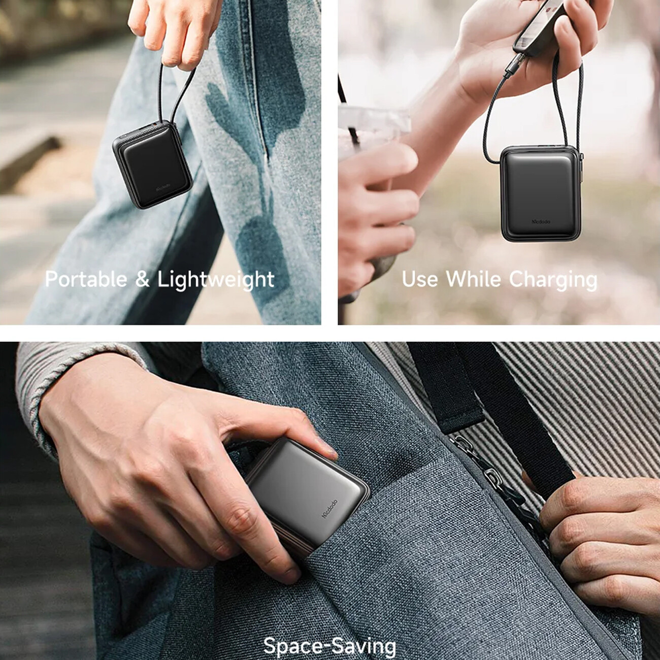 قیمت شارژر همراه  تایپ سی و لایتنینگ مک دودو