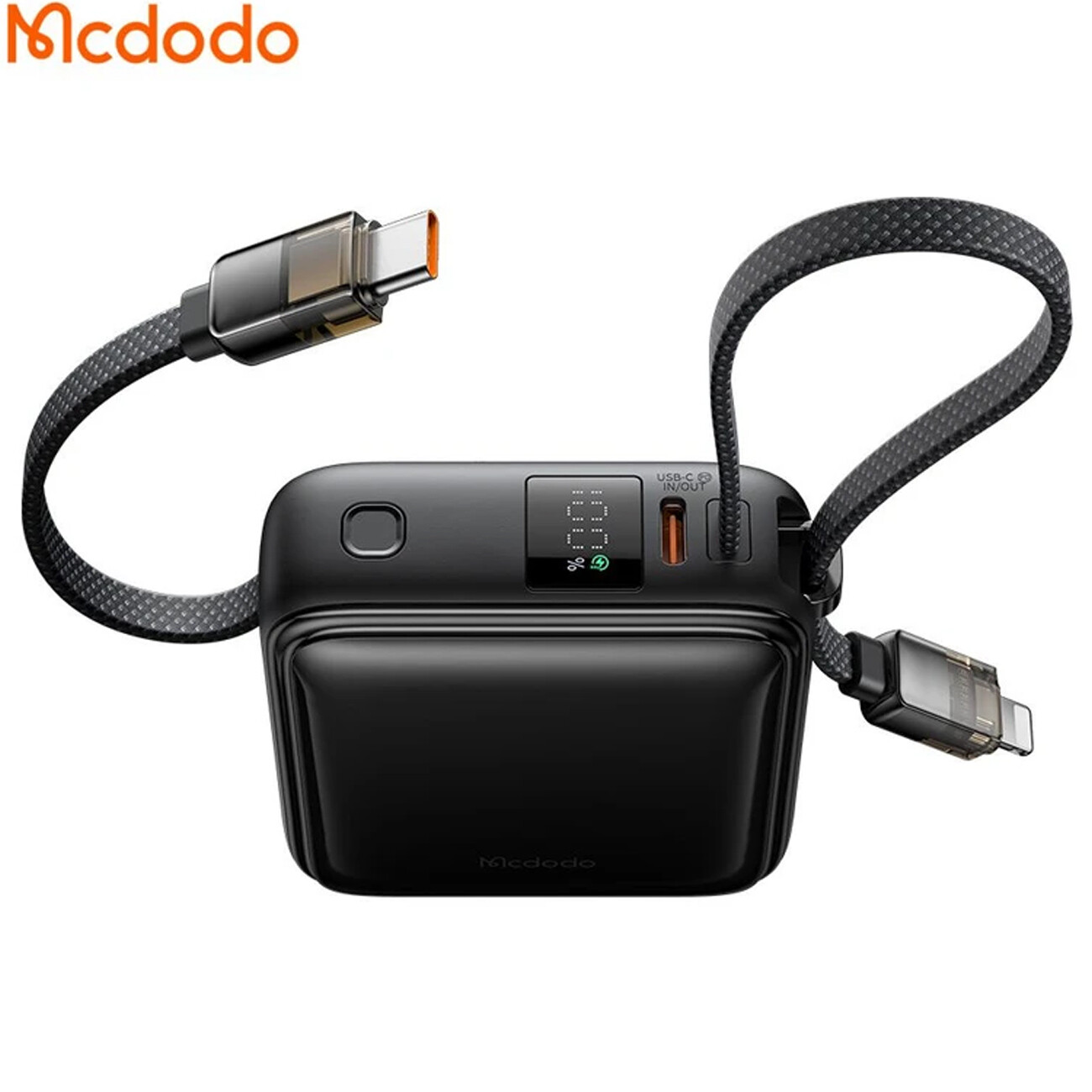 خرید پاوربانک شارژ سریع 22.5 وات 10000 تایپ سی و لایتنینگ مک دودو