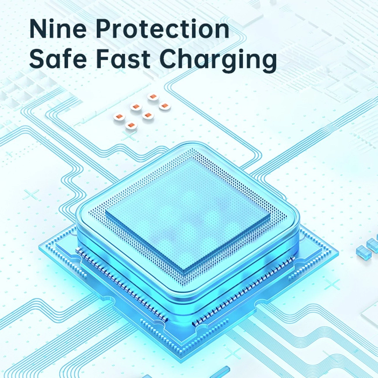 پاوربانک 10000 تایپ‌سی و یو اس بی توان 22.5 وات مک‌دودو با کابل تایپ‌سی متصل و نمایشگر دیجیتالی