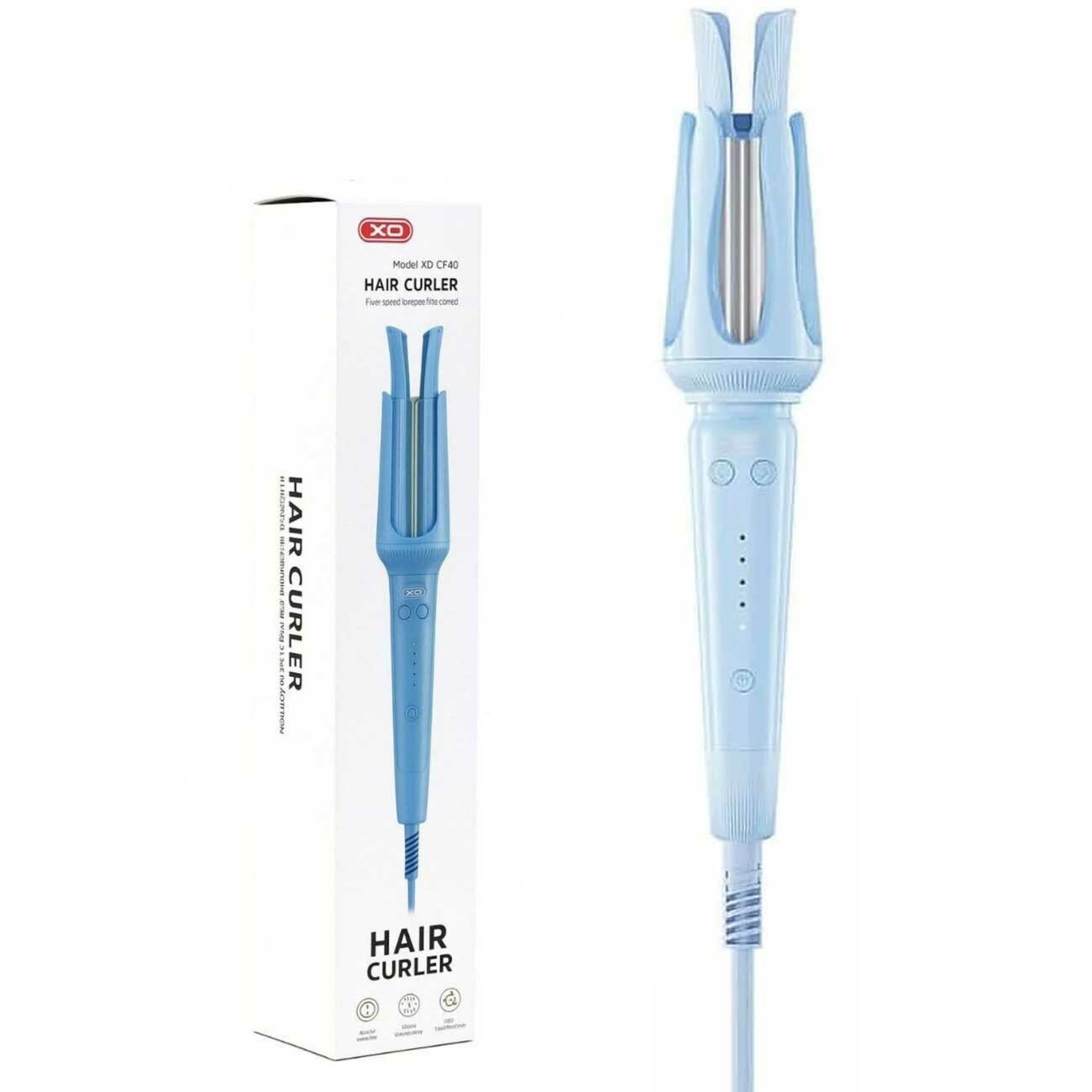 بیگودی و فر کننده موی اتوماتیک ایکس او XO CF40