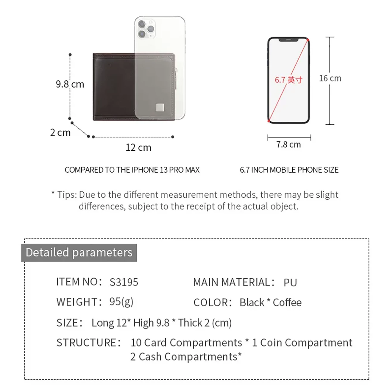 کیفیت کیف پول مردانه تاشو طرح چرم تائومیک‌میک