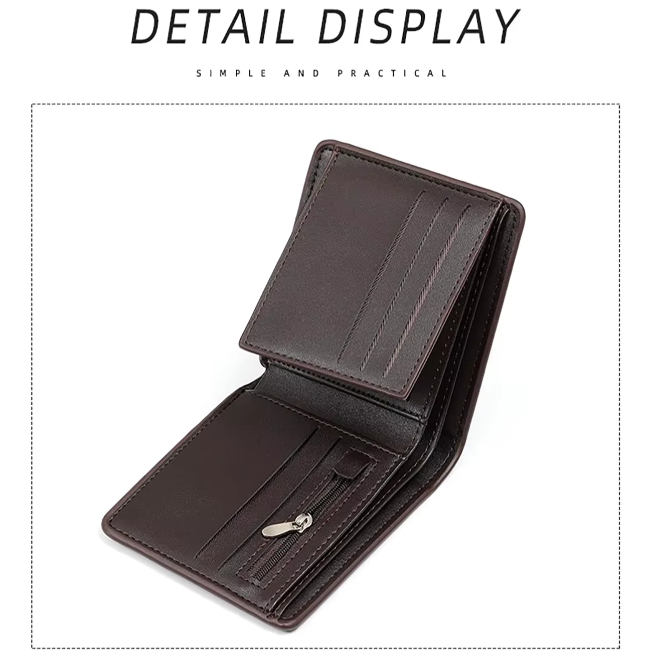 بهترین کیف پول مردانه تاشو طرح چرم لوکس تائومیک‌میک