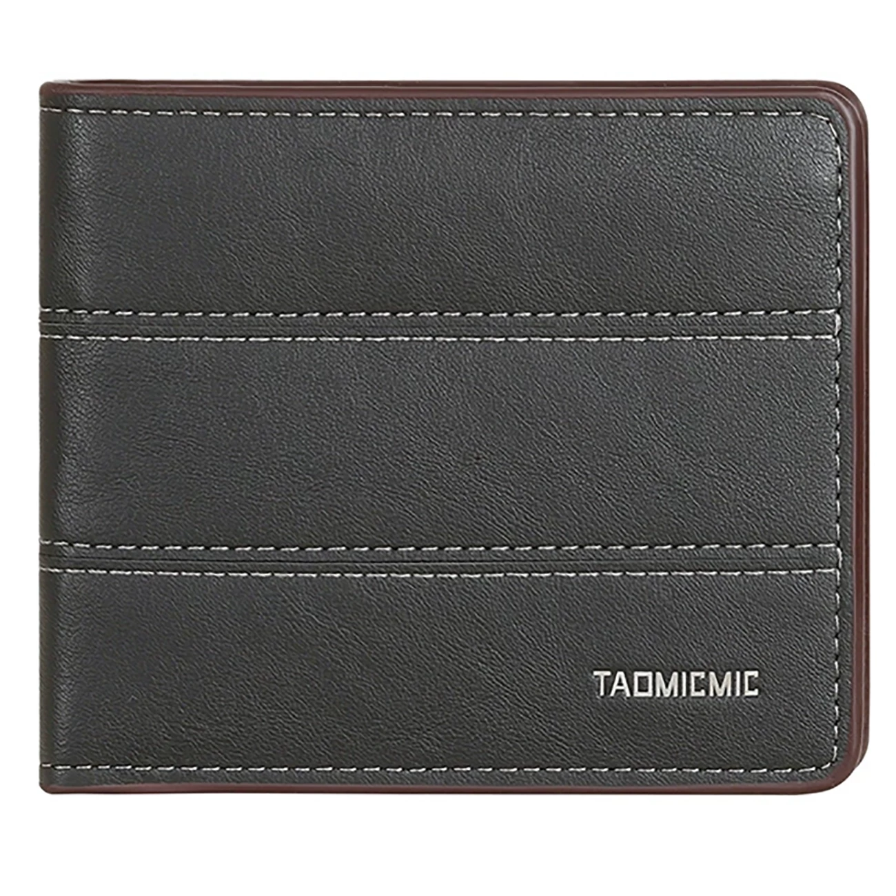 بهترین کیف پول مردانه تاشو طرح چرم لوکس تائومیک‌میک