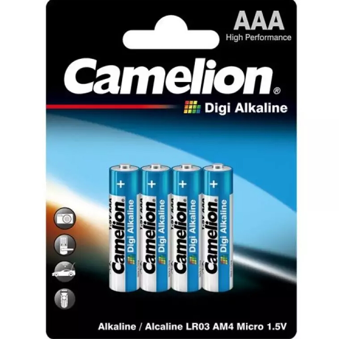 باتری نیم قلمی Digi Alkaline دیجی آلکالاین سایز AAA (4 عددی)