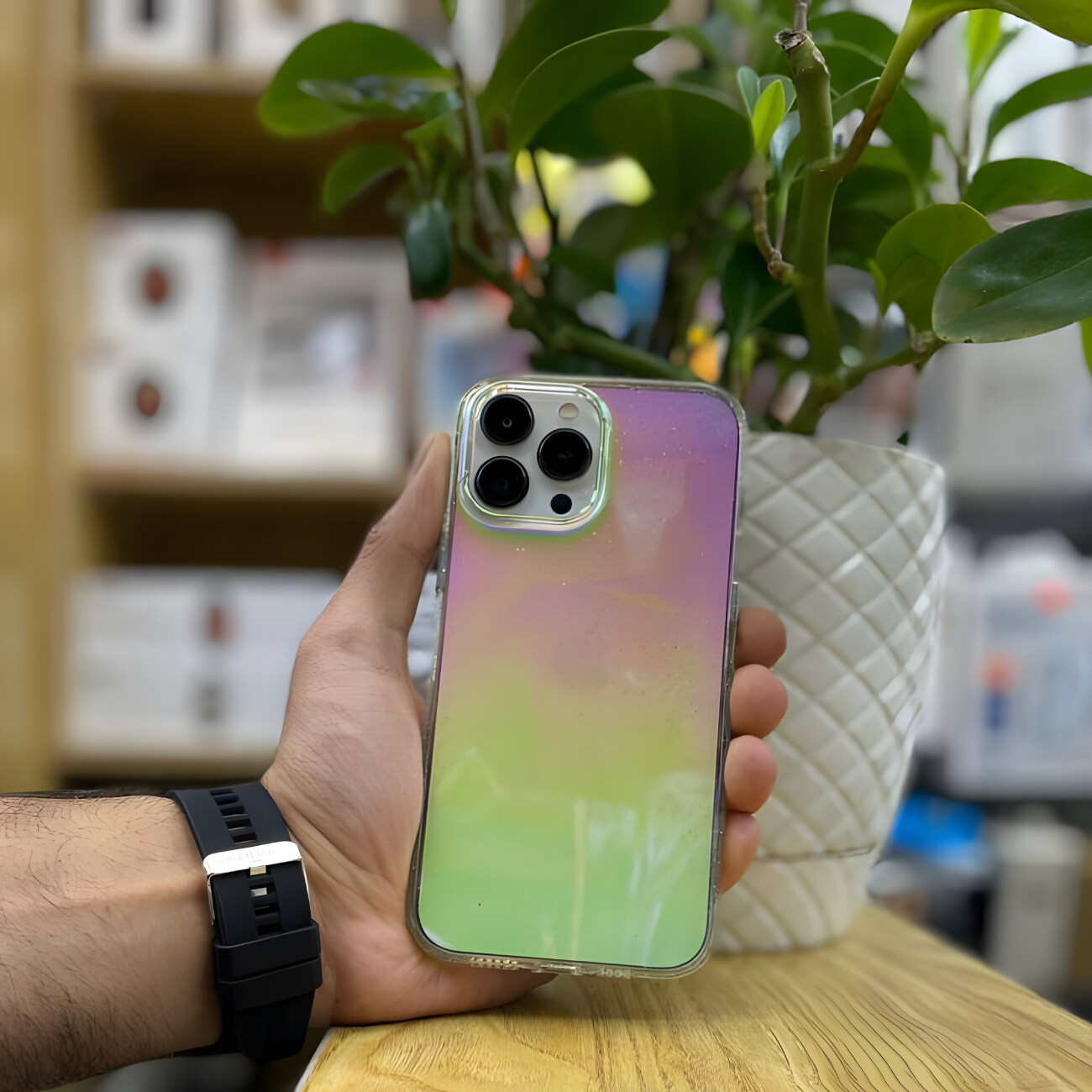 قاب شفاف آیفون 13 پرو مکس جی مکس