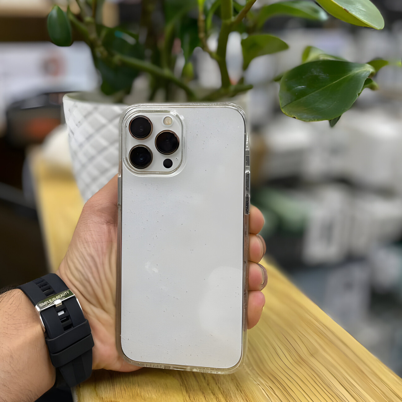 گارد شفاف آیفون 13 پرو مکس جی مکس