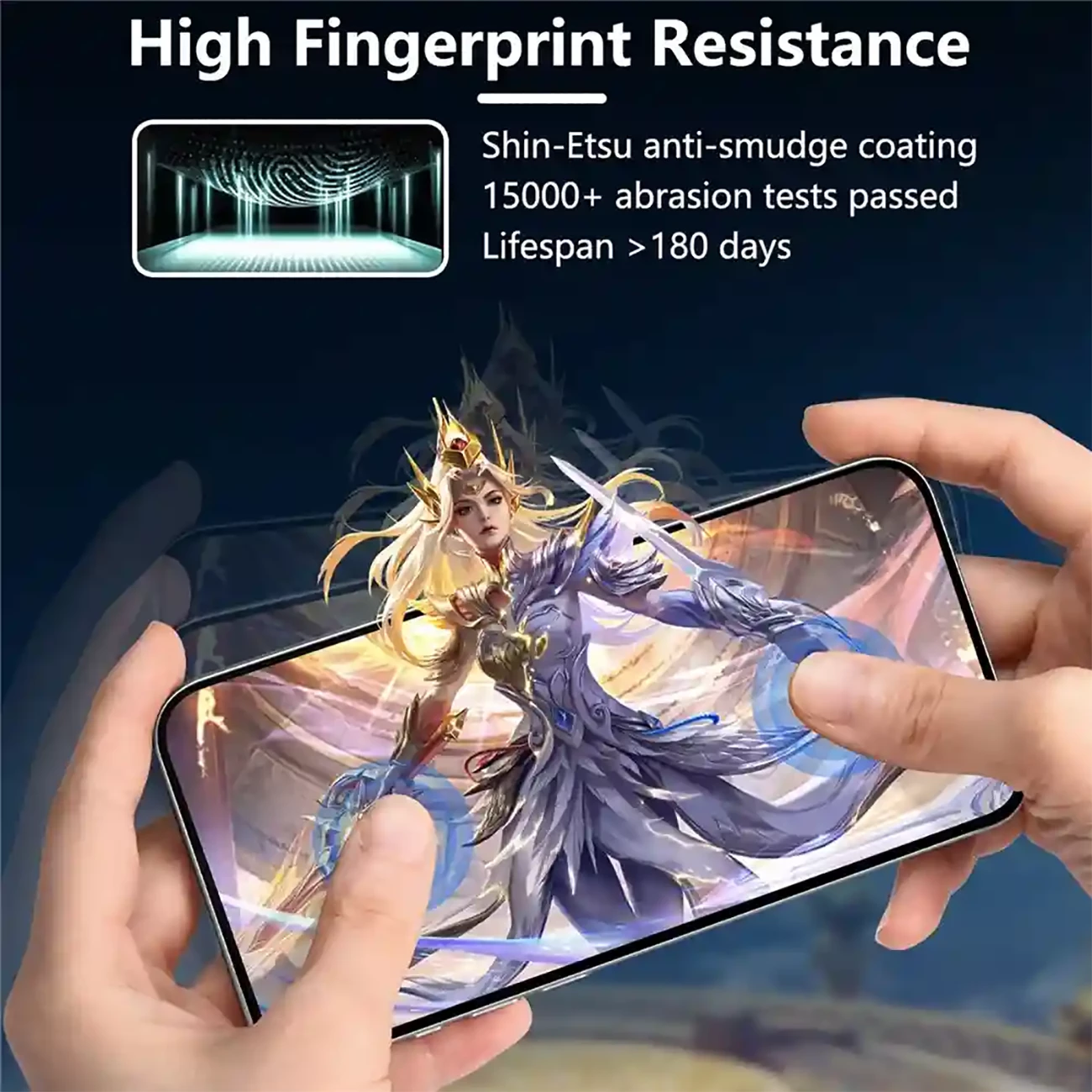 خرید محافظ صفحه نمایش آیفون 17 جویروم چاپ سیلک