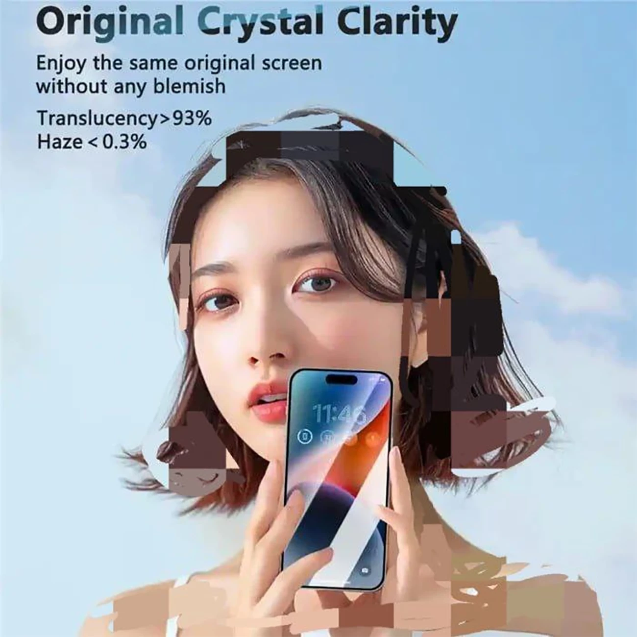 فروش محافظ صفحه نمایش آیفون 17 جویروم چاپ سیلک