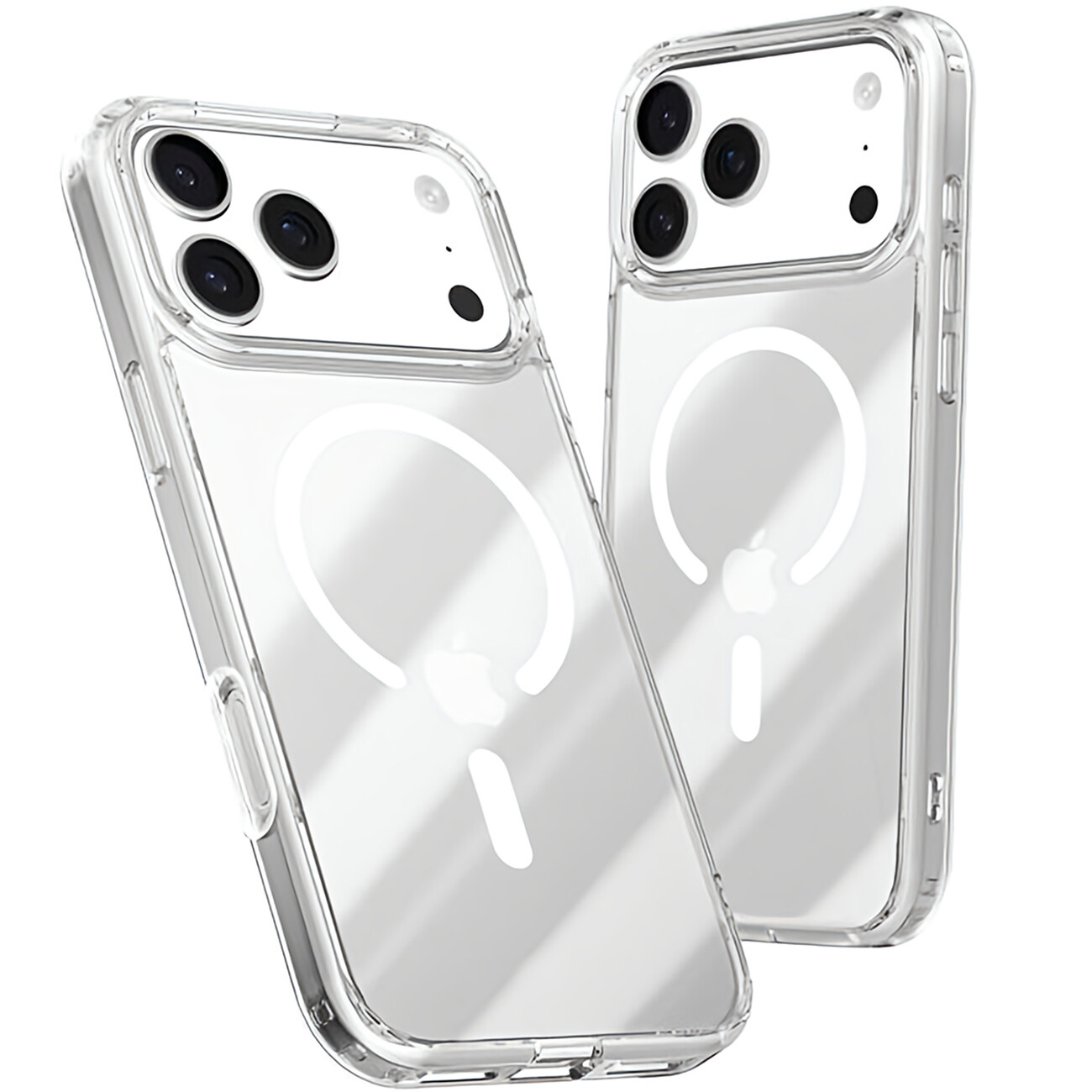 قاب مگ سیف آیفون 17 پرو مجیک مسک Magic Mask Q Series شفاف ژله ای