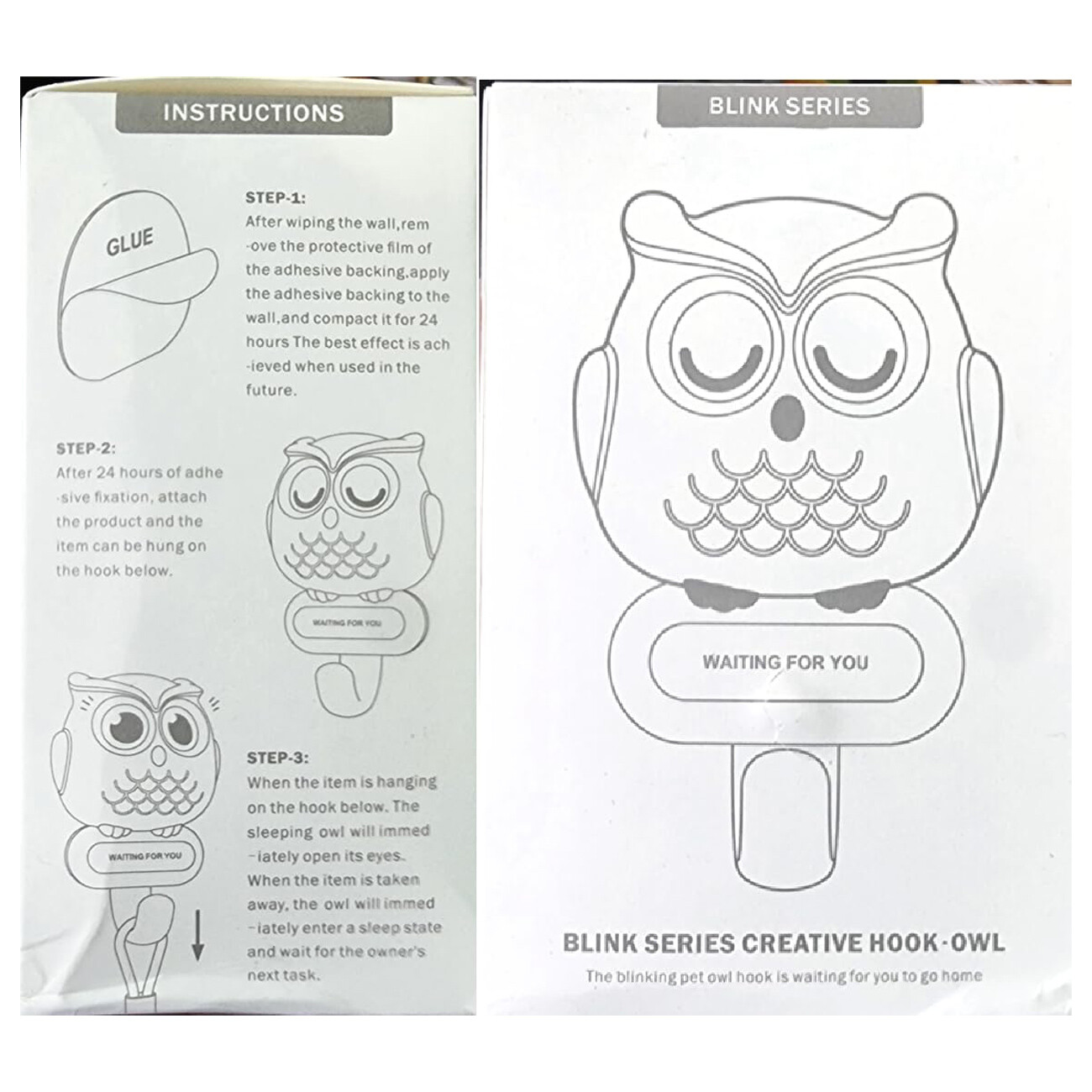 خرید جا کلیدی دیواری طرح جغد