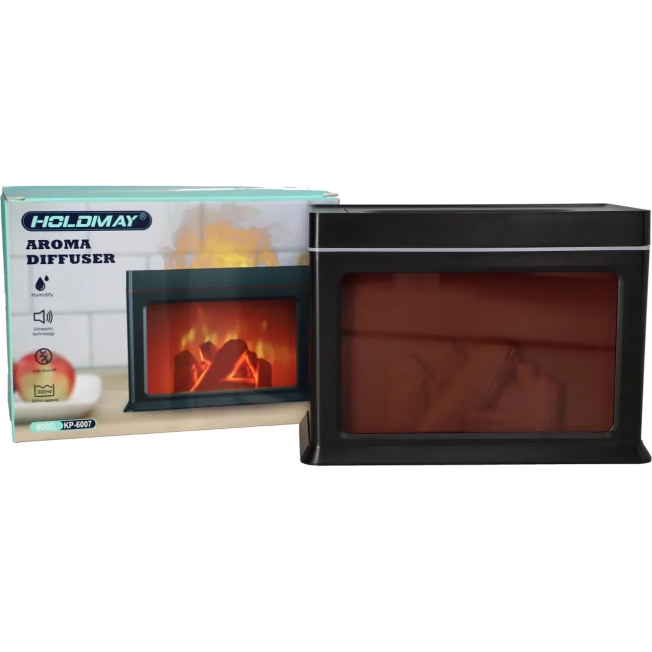 دستگاه بخور سرد و آروماتراپی هولدمی طرح شومینه