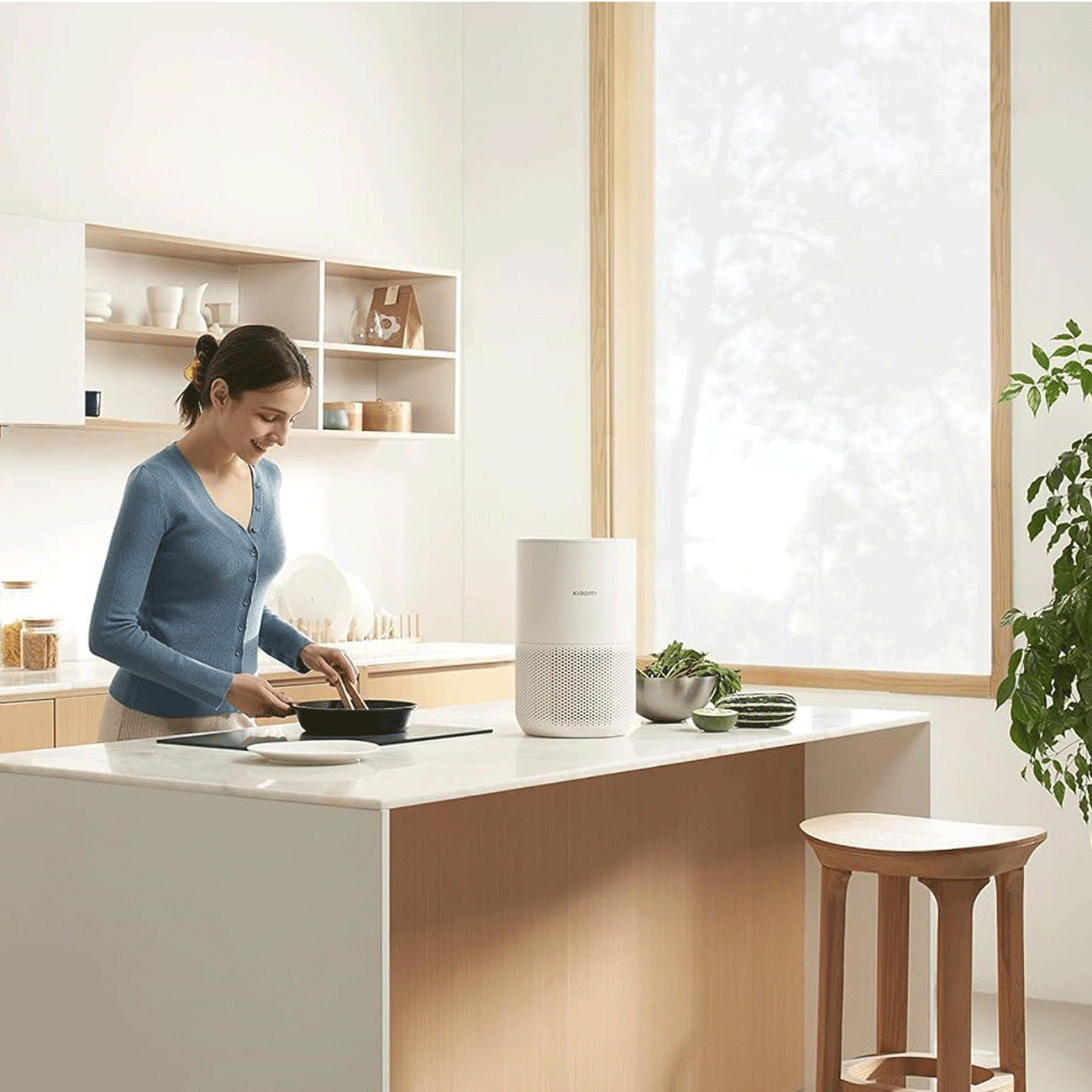 دستگاه تصفیه هوای هوشمند شیائومی smart air purifier 4 compact