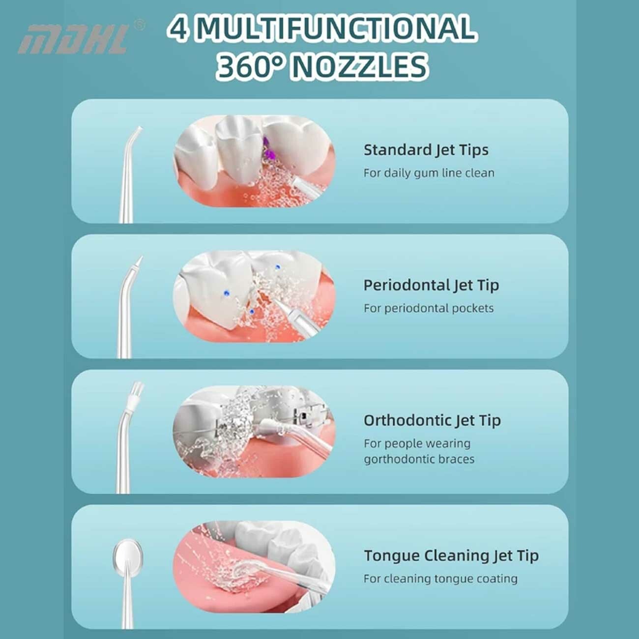 دستگاه شست و شوی دهان و دندان ام دی اچ ال