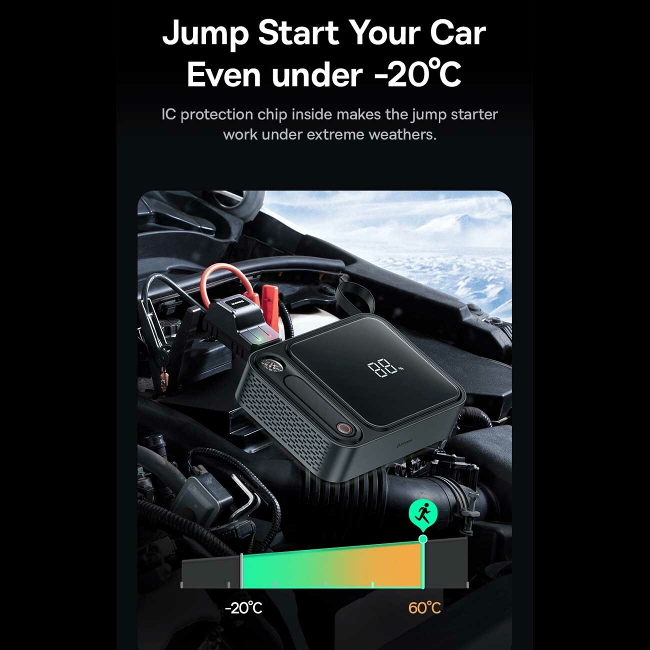 پاوربانک و جامپ استارتر بیسوس