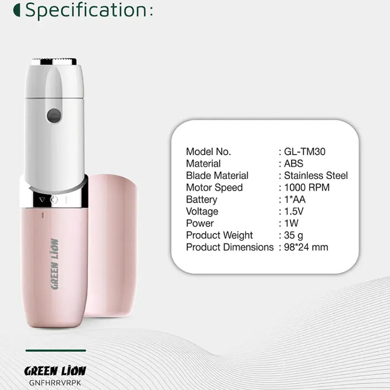 قیمت شیور صورت مخصوص بانوان گرین لاین