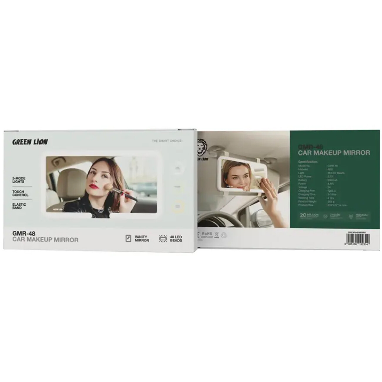 قیمت آینه آرایشی خودرو گرین لاین