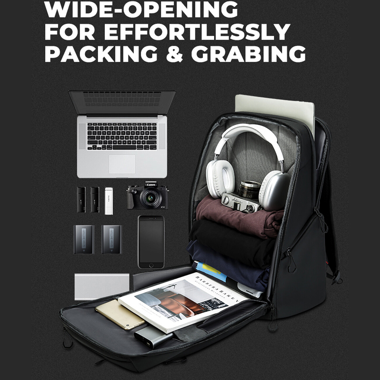 کوله‌پشتی دوربین چند منظوره بنج Bange XJ325 (سازگاری لپ تاپ چک شود)