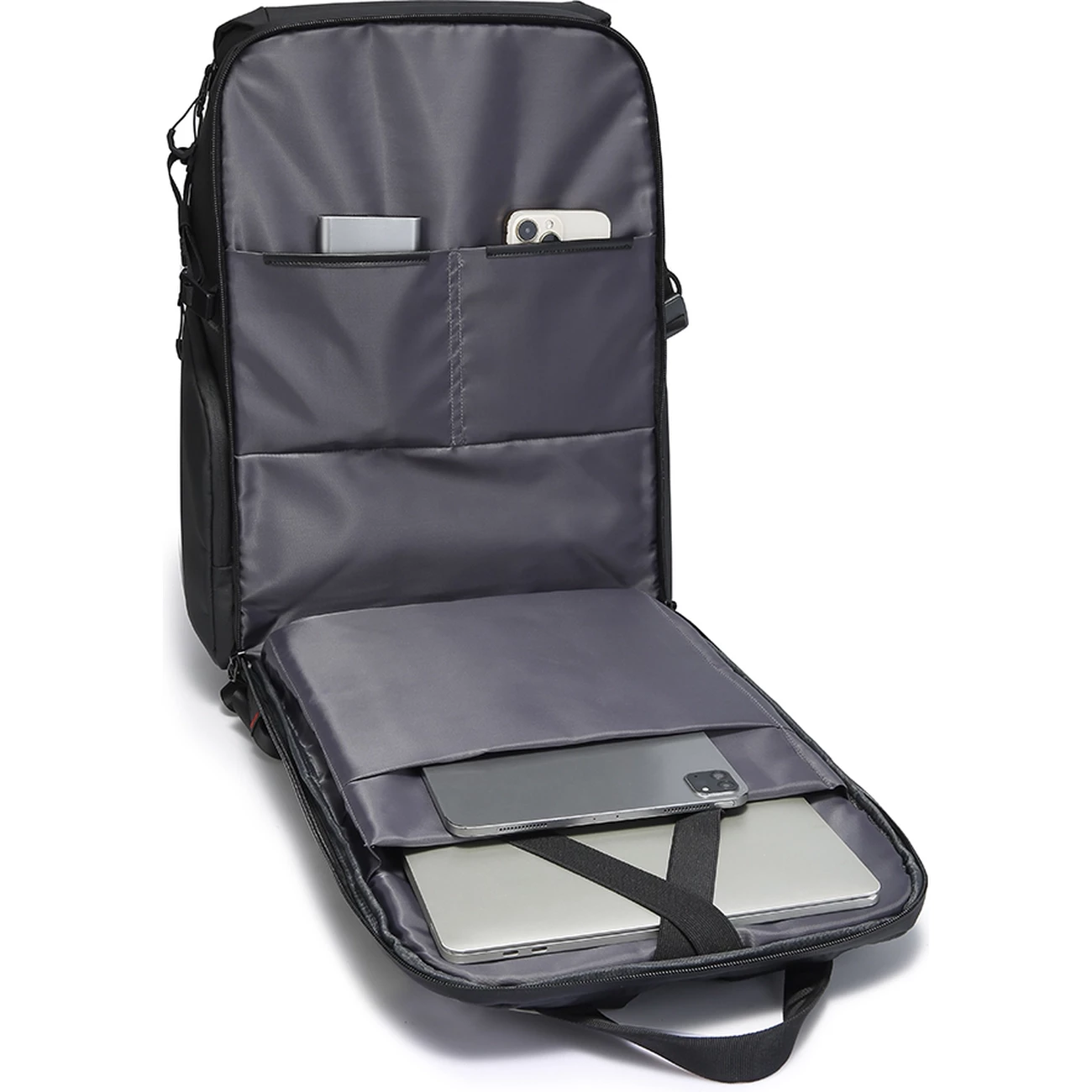 کوله‌پشتی لپ‌تاپ 15.6 اینچ و آیپد 13 اینچ ضدآب 37 لیتری بنج مخصوص حمل دوربین